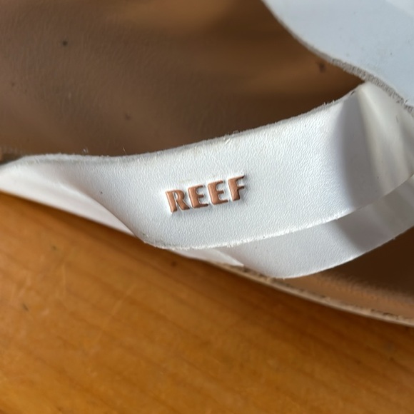 Reef Cushion Spring Bloom Slide Sandals White Size 10 - Picture 5 of 10